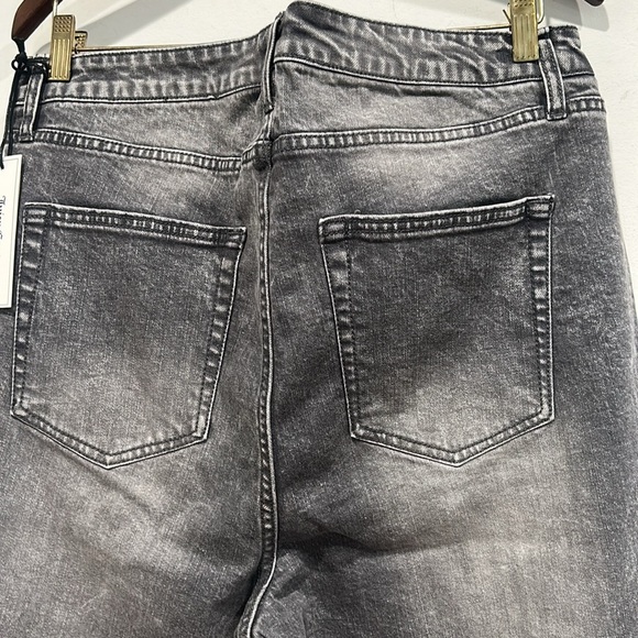 Juicy Couture Gray intake fade wash Straight Leg Jeans plus size 16 w women’s - Picture 6 of 10